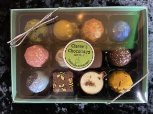 Assorted box of 12 Clarey's Chocolates
